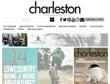 Tablet Screenshot of charlestonmag.com